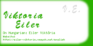viktoria eiler business card
